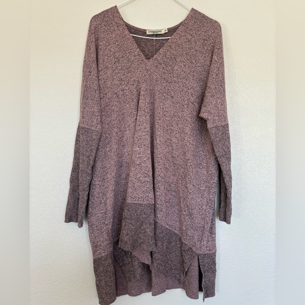 Chance or Fate Pink Tunic Top, Size L